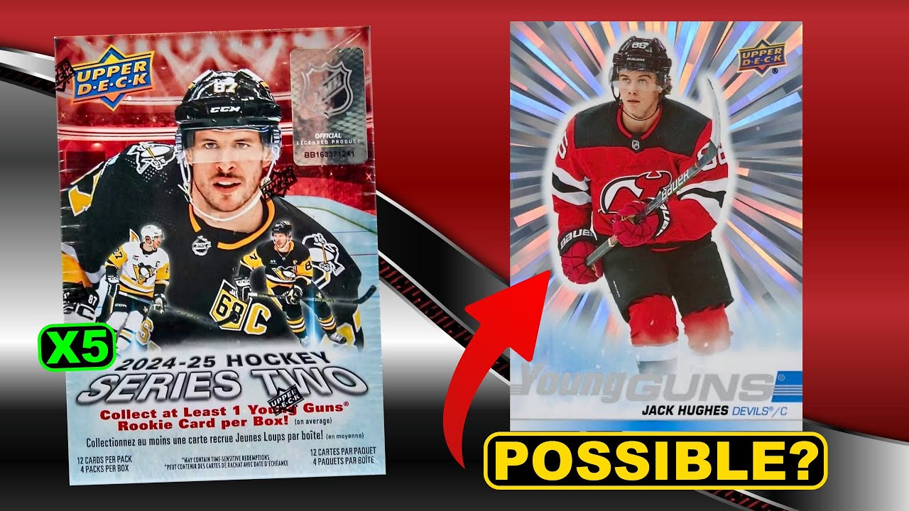 THIS CAN'T BE TRUE! - Opening (5) 2024-25 Upper Deck Series 2 Hockey Retail Blaster Boxes
