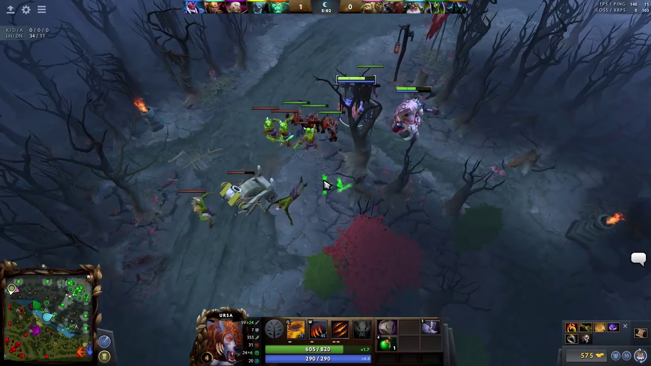 CHI LONG QUA Plays Ursa | Dota 2