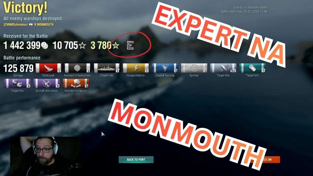 Wbijam Experta na każdym okręcie - MONMOUTH