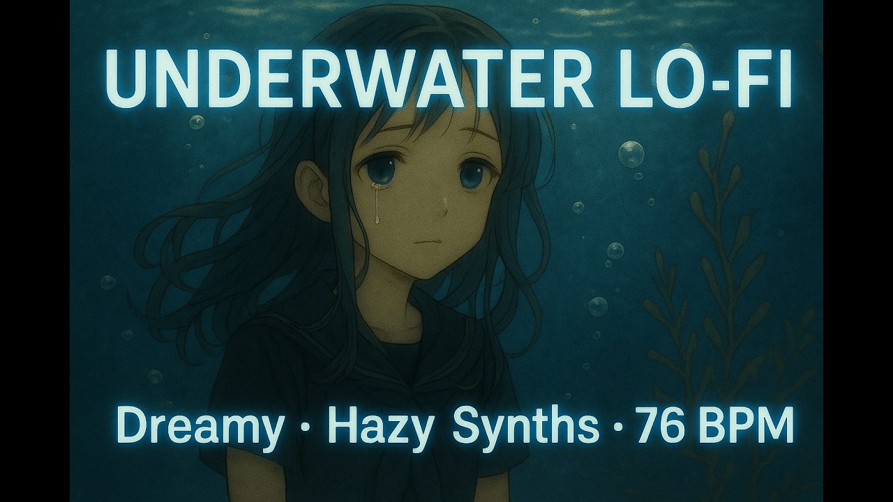 Underwater Lo-Fi 🌊 Dreamy Melancholy | Hazy Synths [76 BPM]