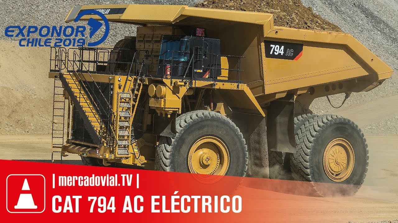 CATERPILLAR 794 AC Camión Rígido Minero Diésel  Eléctrico Finning Chile en Exponor 2019