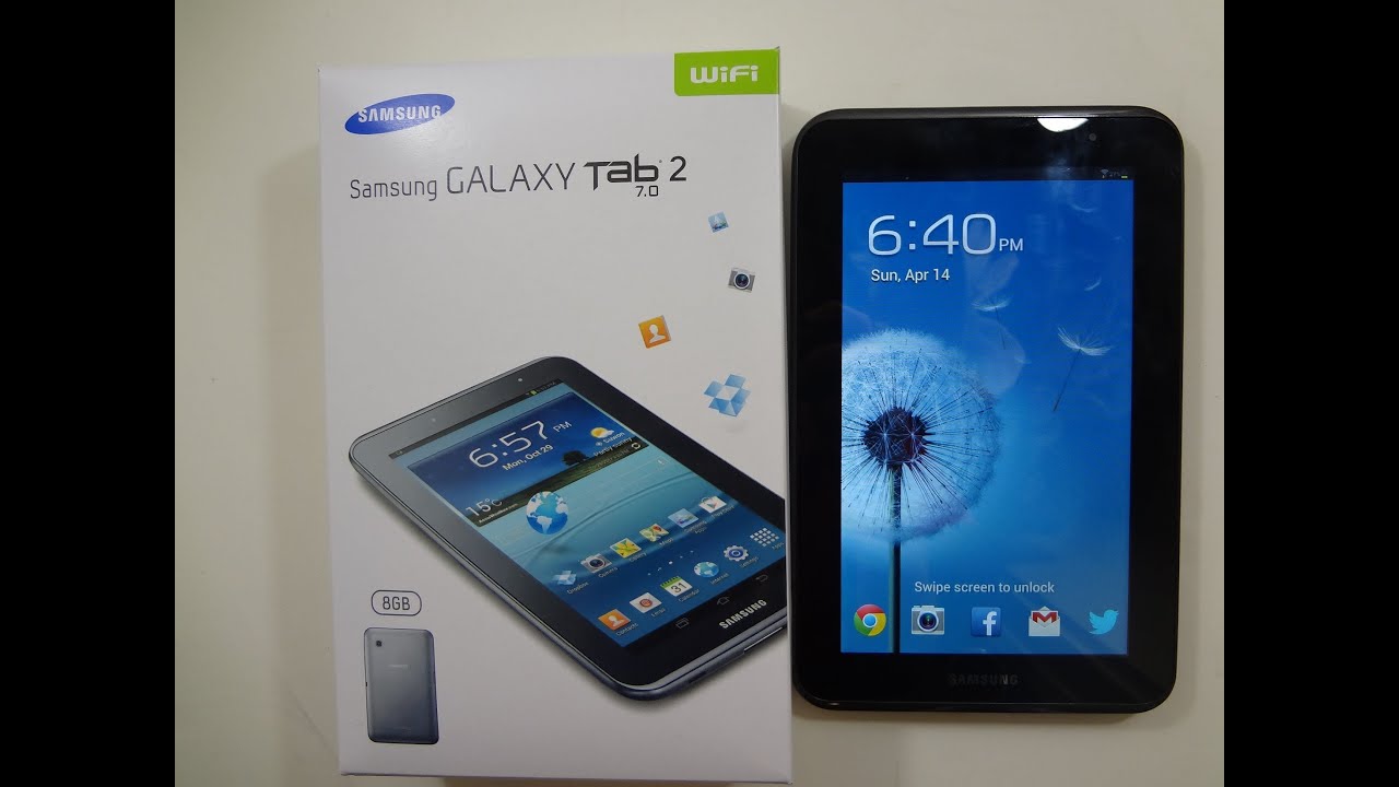 Samsung Galaxy Tab 2 7.0 Unboxing & First Boot