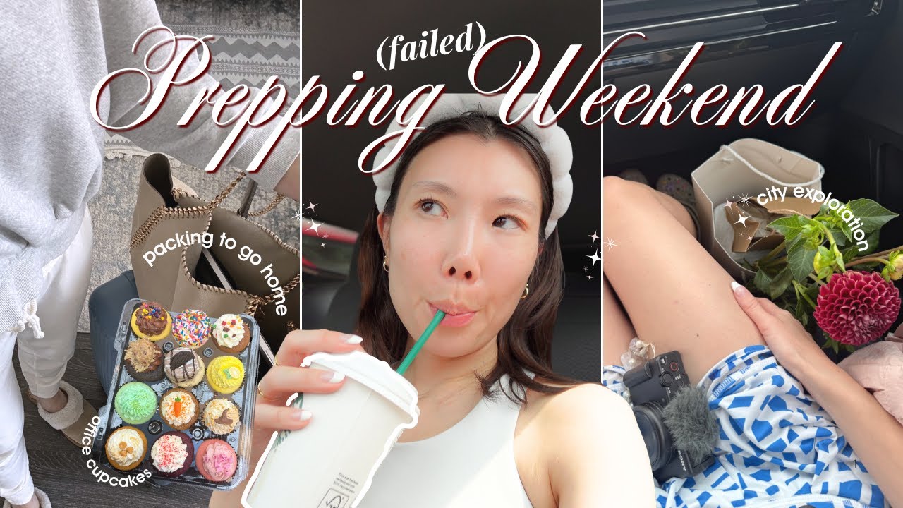 PREPPING (fail) WEEK 👩🏻‍💻 | work updates, prepping to visit home, exploring, friends celebrations
