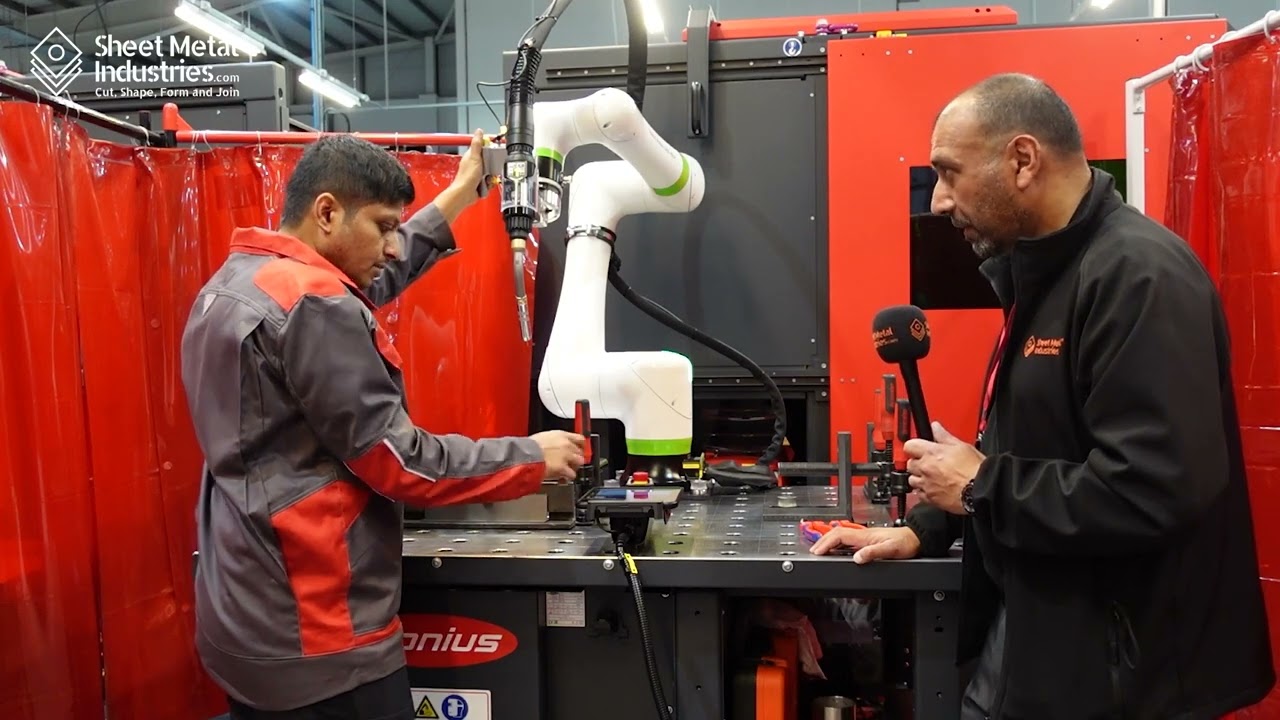 Mobile Cobot Welding Cells with Fronius UK - Sheet Metal Industries