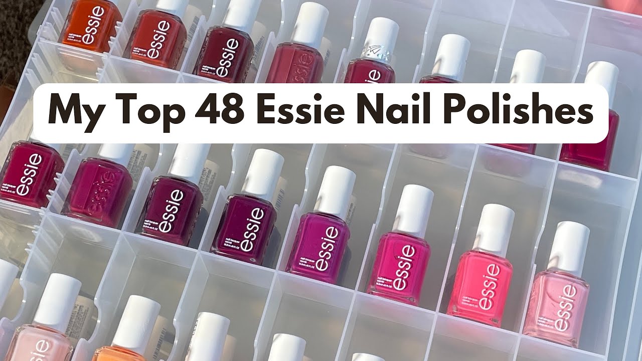 48 of my favorite essie nail colors, a quick tour