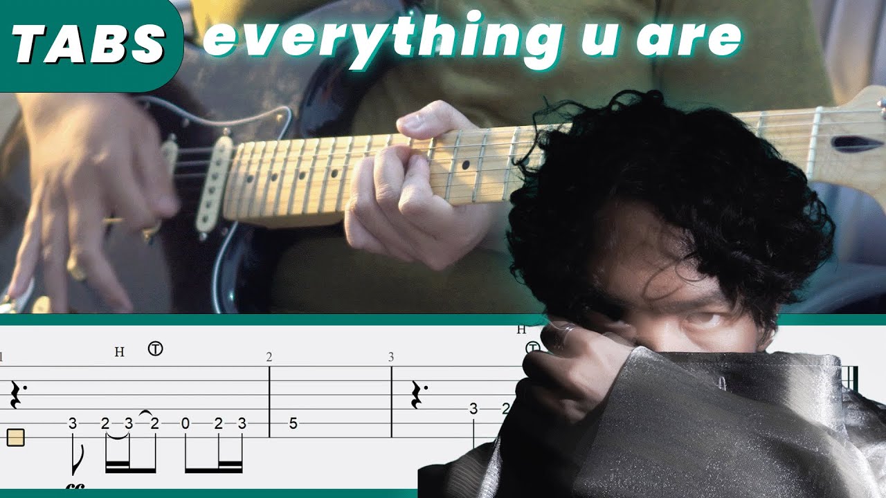[Guitar Tabs] Hindia - everything u are