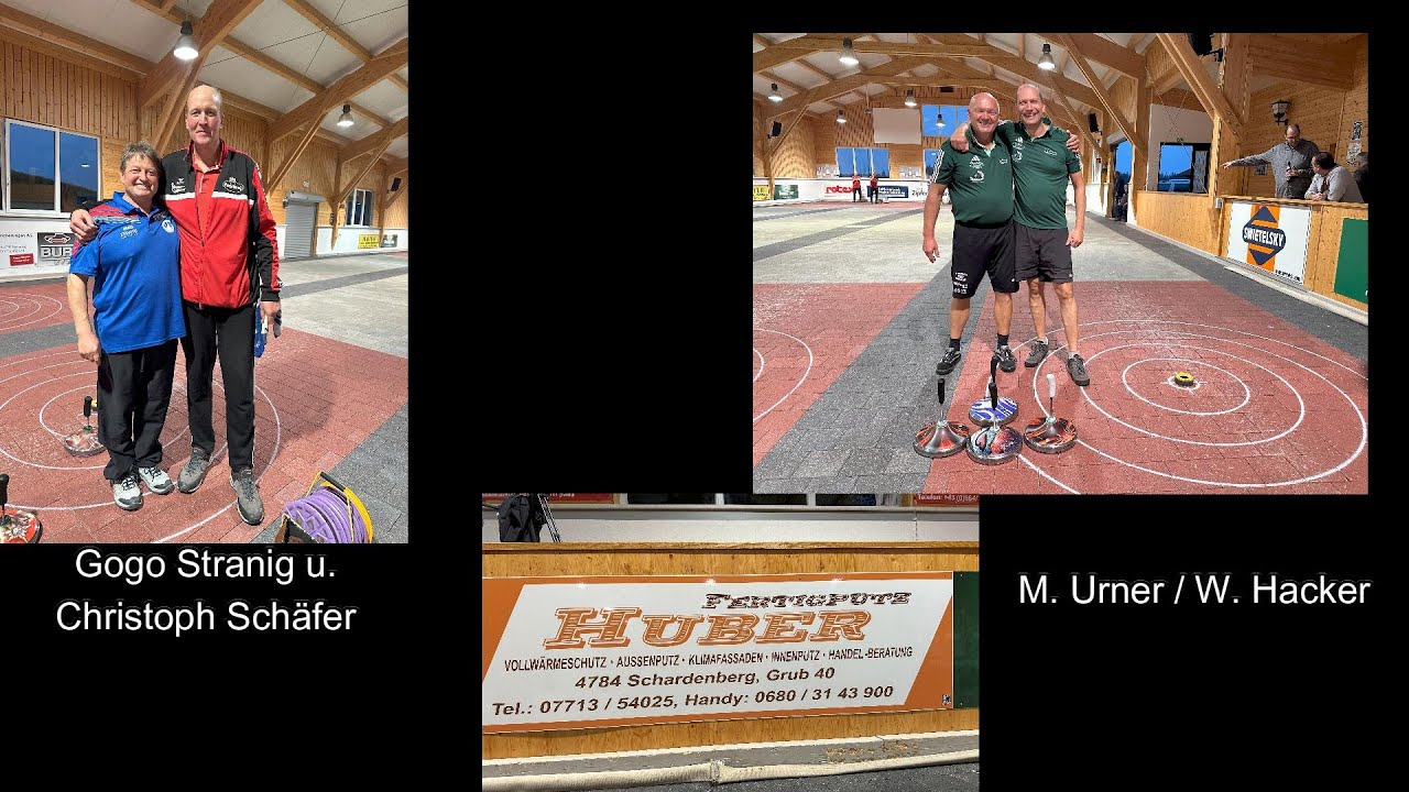 Huber Fertigputz Stocksport Duo Masters Gogo Stranig Chr. Schäfer W. Hacker u. M. Urner