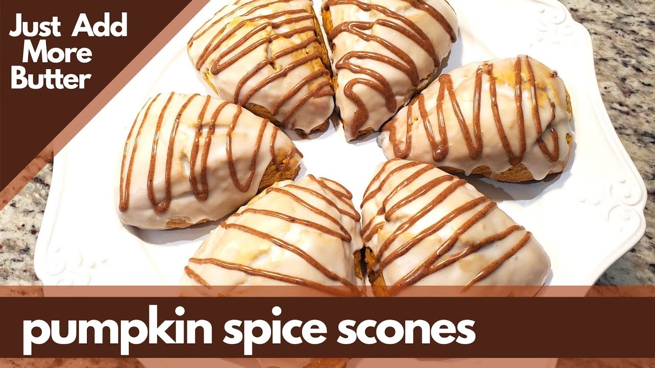 Pumpkin Spice Scones! | A Fall Favorite | Copycat STARBUCKS Scones!