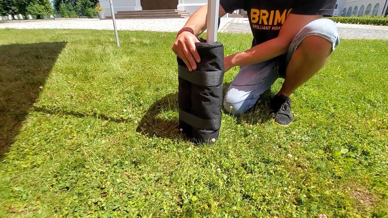 Sandsack zum Verankern des Faltpavillons