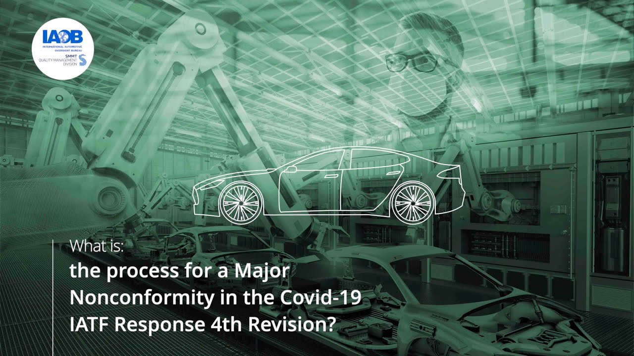 What is: the process for a Major Nonconformity in the Covid-19 IATF Response 4th Revision?