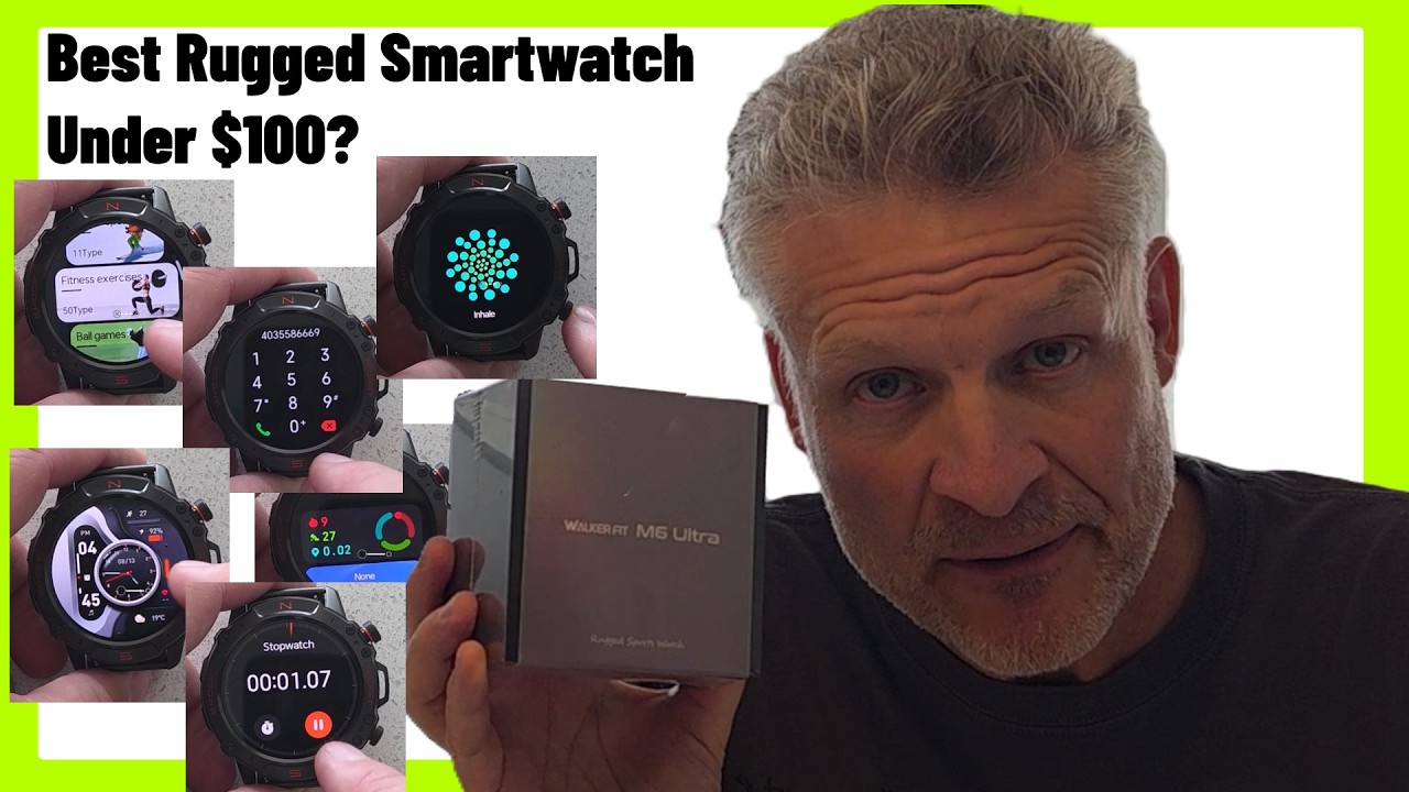 Best Rugged SmartWatch Under $100? WalkerFit M6 Ultra Review