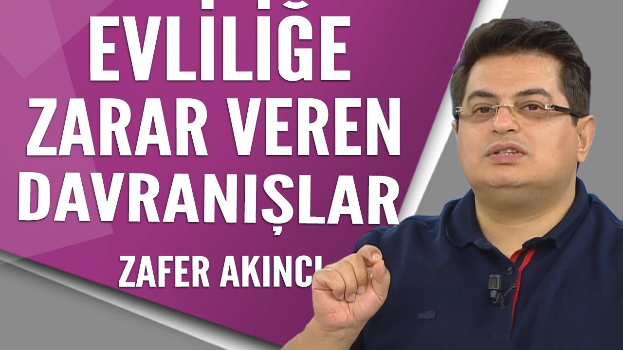 Zafer Akıncı evliliğe zarar veren davranışları canlı yayında anlattı!