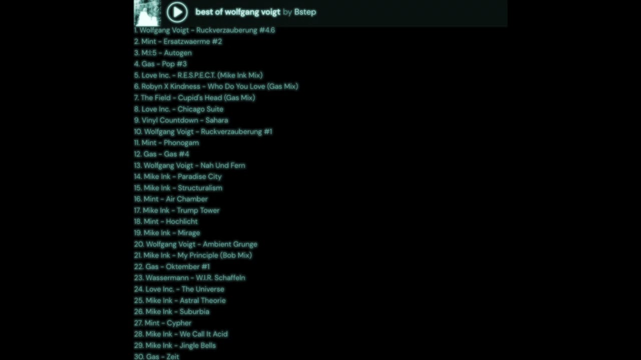 BEST OF WOLFGANG VOIGT