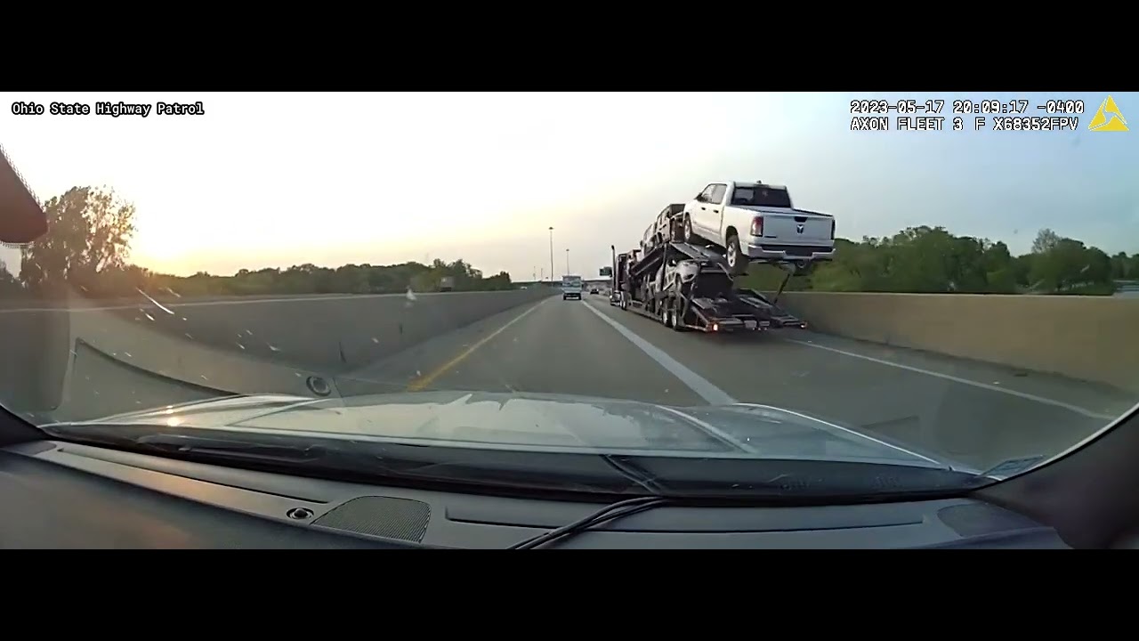 DASH CAM: Police chase Ohio liquor thief driving U-Haul into Michigan