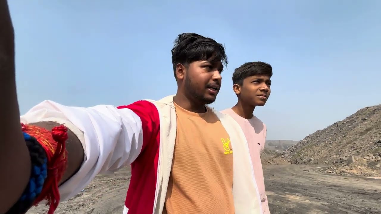 Video shooting location, coal mines Putki Dhanbad Jharkhand 