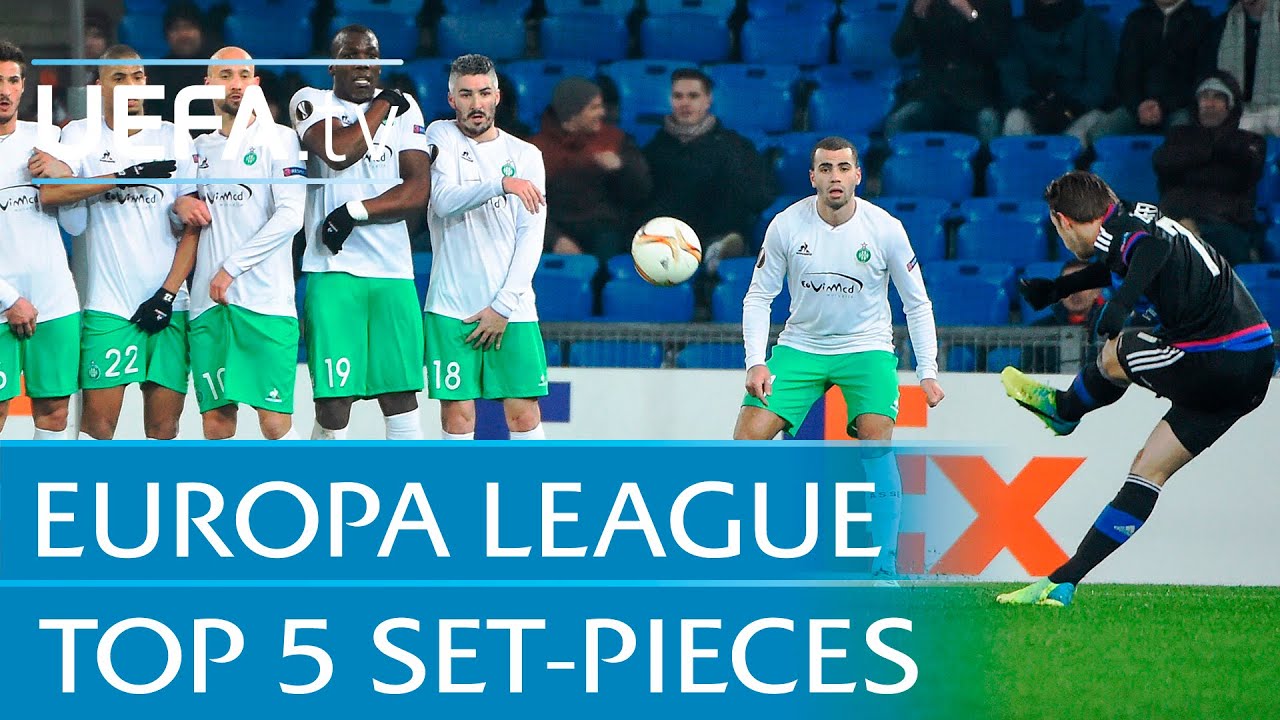 Top five 2015/16 UEFA Europa League set-piece goals