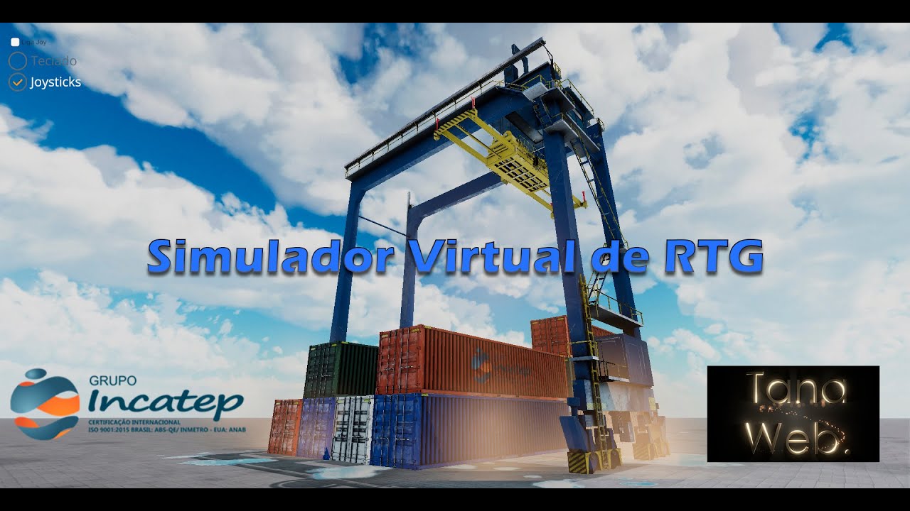Projeto Inicial Simulador de RTG Porto de Santos - Container Gantry Crane (RTG) Simulator