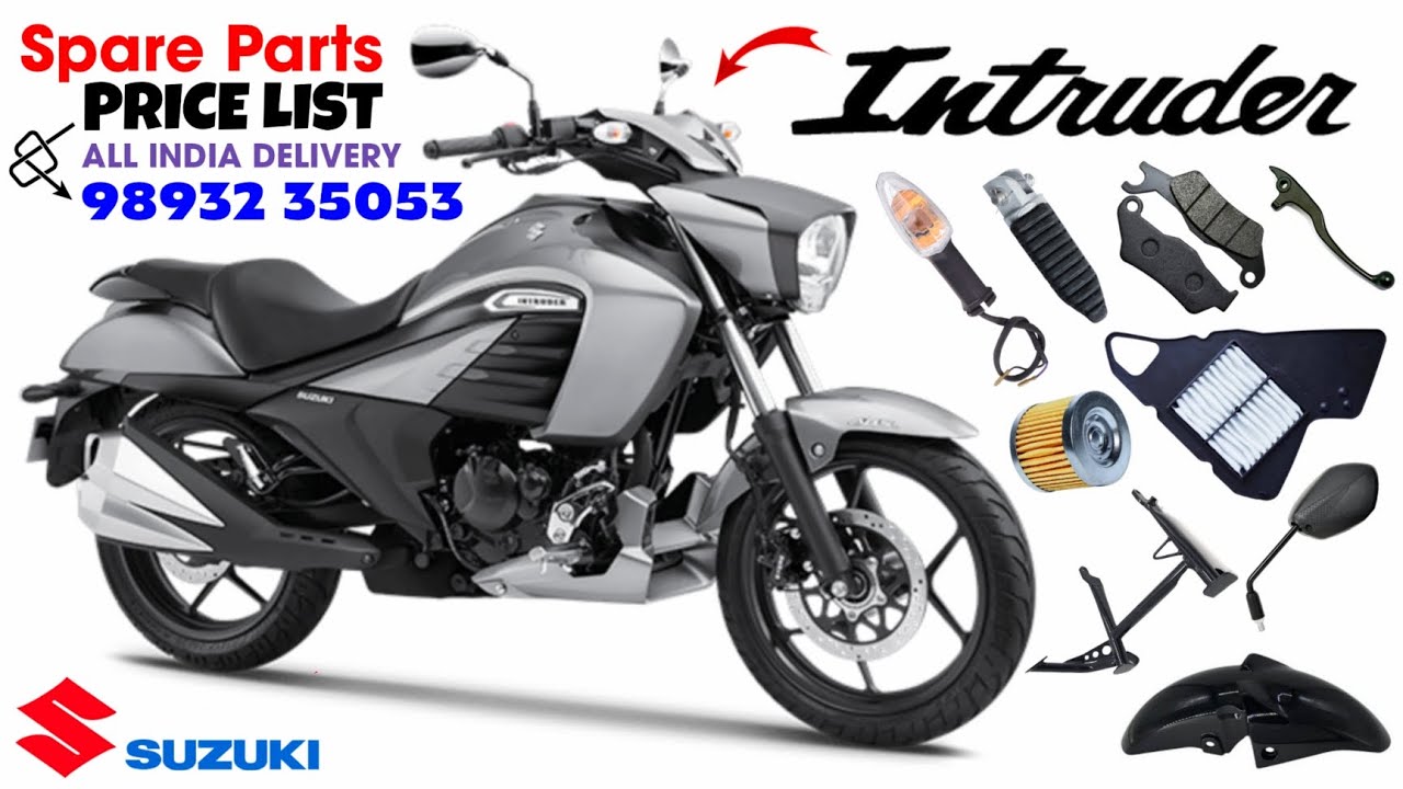 Suzuki Intruder 150 Spare Parts Price 🩶 | 98932 35053 🚚🇮🇳 Order Now | Suzuki Intruder 150 Body Parts
