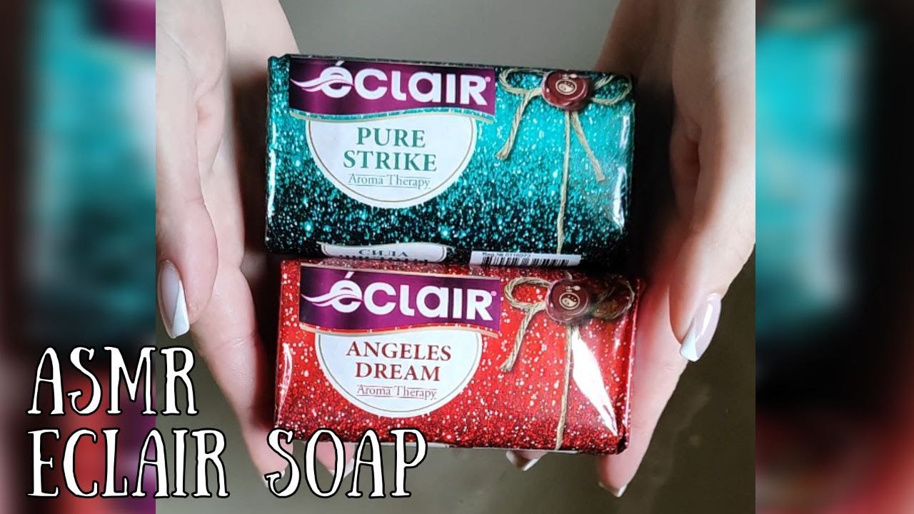 🧼ECLAIR SOAP DUO ASMR + BIG SPONGE 🧽🫧