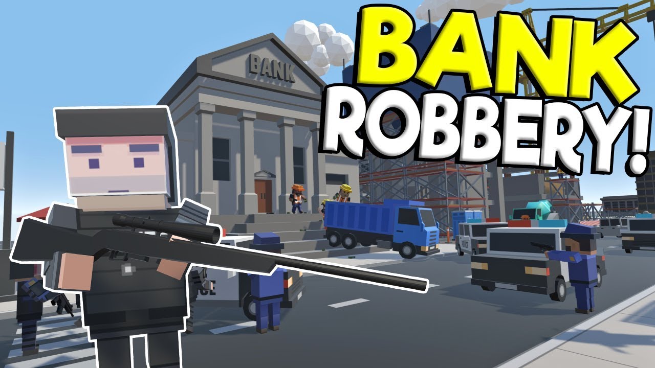 BANK ROBBERY & POLICE CHASE THROUGH THE CITY! - Tiny Town VR Gameplay - Oculus Rift Game