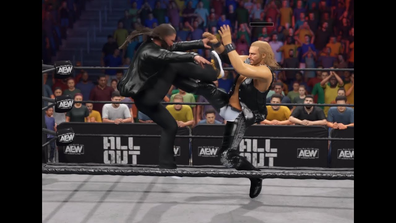 WWE 2K22 AEW Adam Cole vs Adam Page