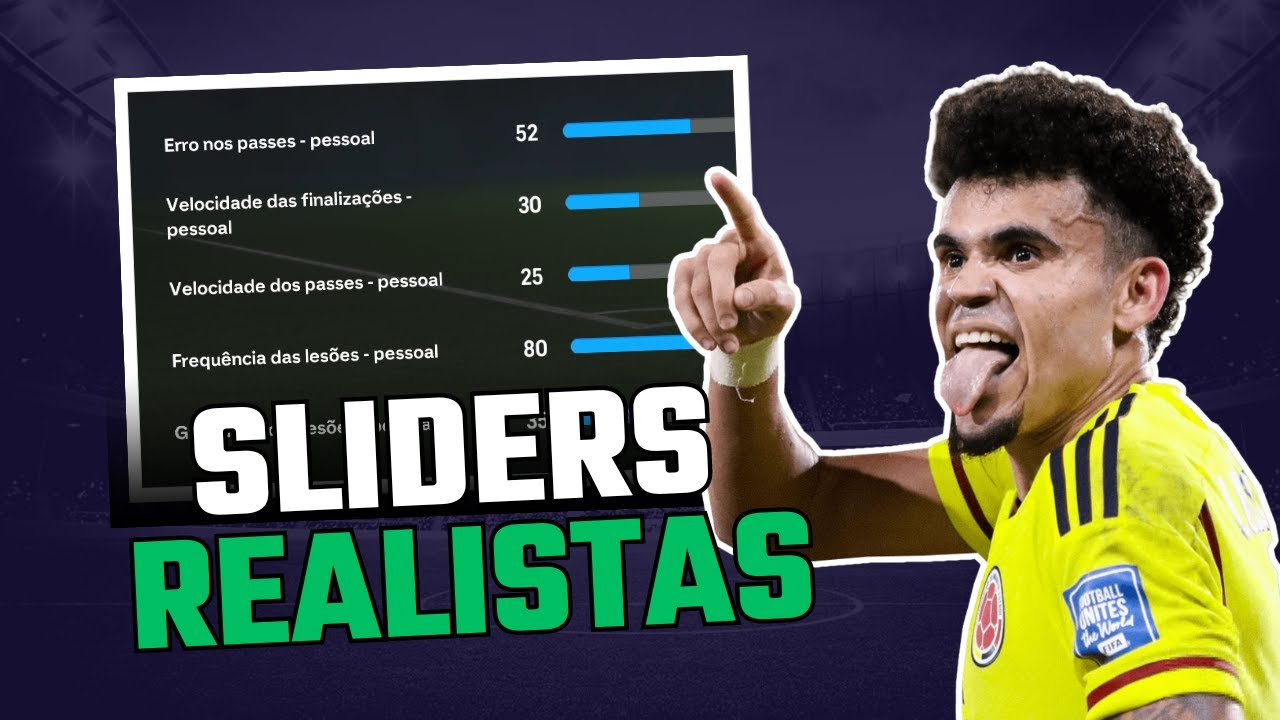 GUIA de SLIDERS REALISTAS para Modo Carreira | EA FC 24
