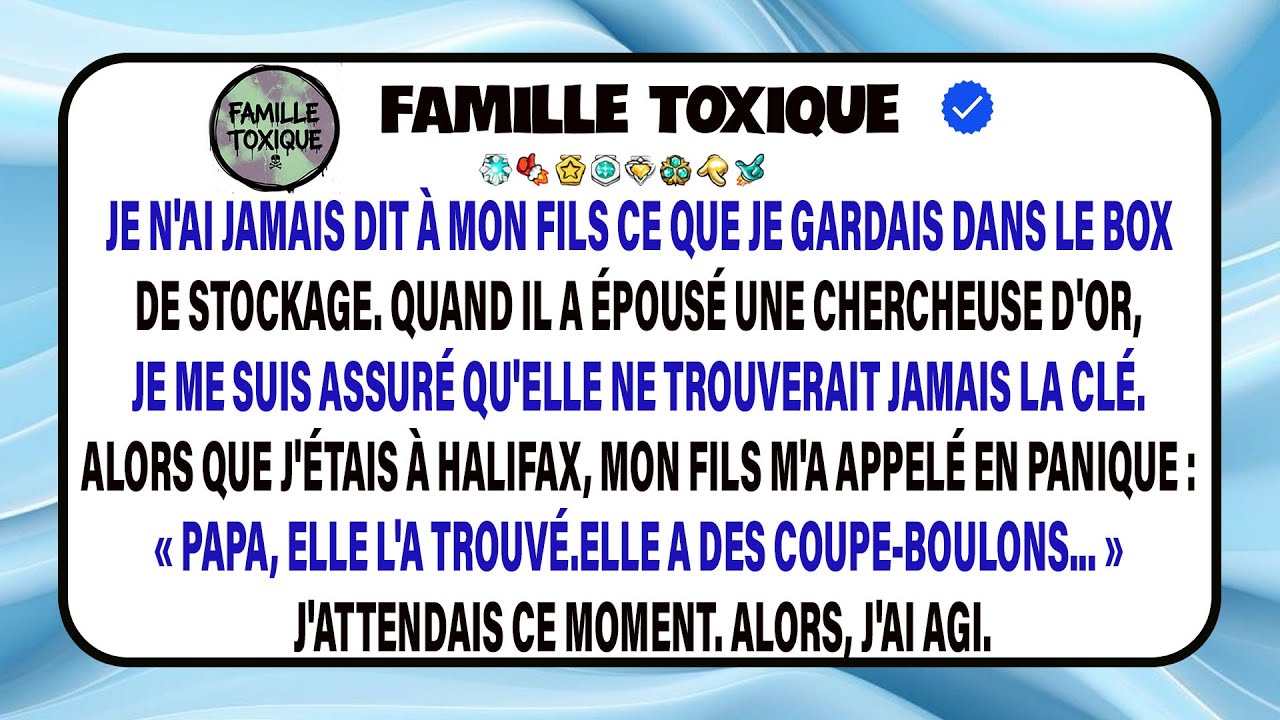 Je Raconte Comment J’ai Caché Un Box, Et Comment Sa Femme Cupide A Tout Tenté Pour L’obtenir.
