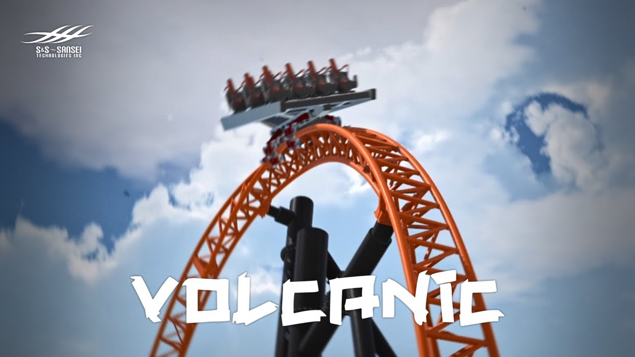 Volcanic | S&S El Loco LSM coaster | NoLimits 2