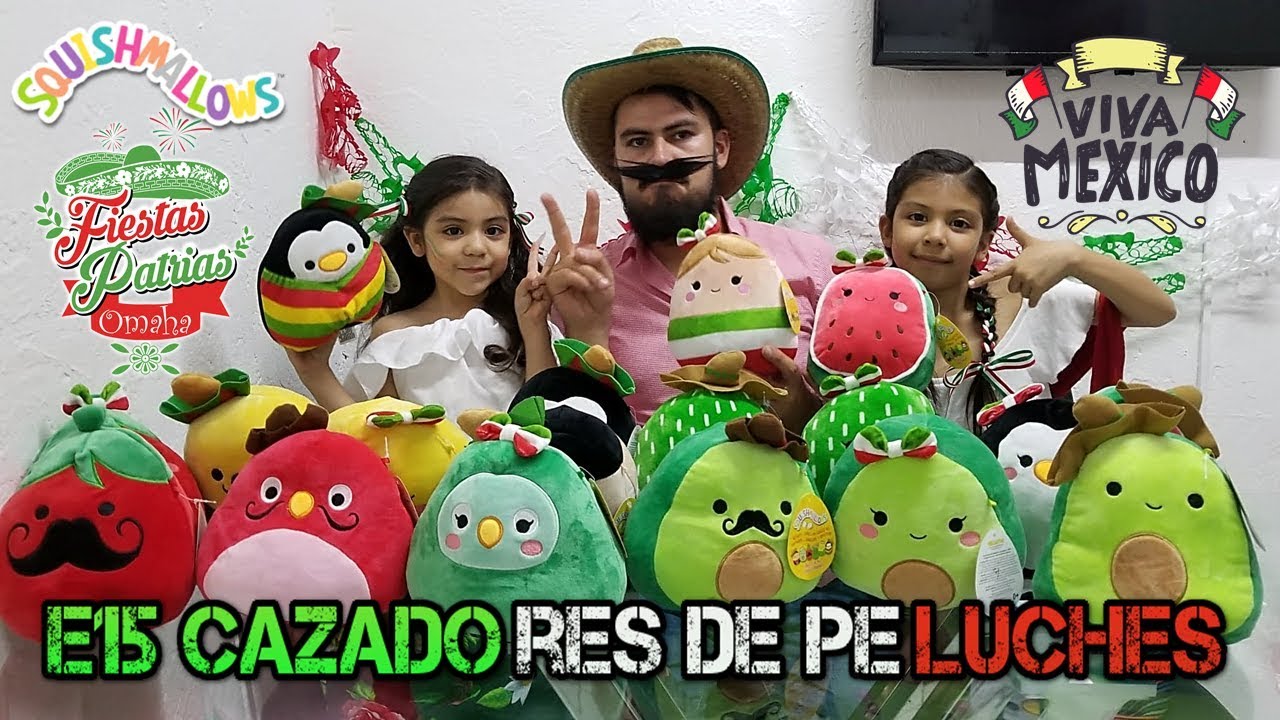 EP15 Cazadores de peluches #Squishmallows Fiestas Patrias #Muñelocos