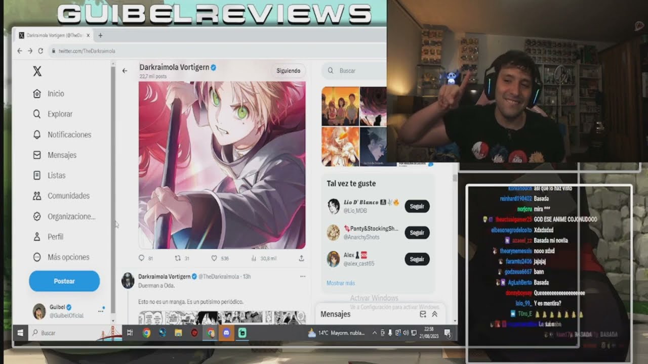 GUIBEL REACCIONA A DARKRAI VS LOS FANS DE MUSHOKU TENSEI