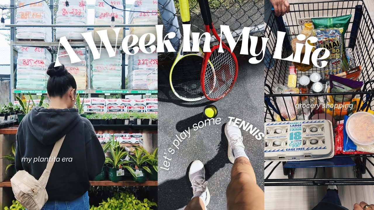 A Week in My Life ✨| Did Some Errands, Played Tennis & Some Car Stuff 🌱🛒🚗