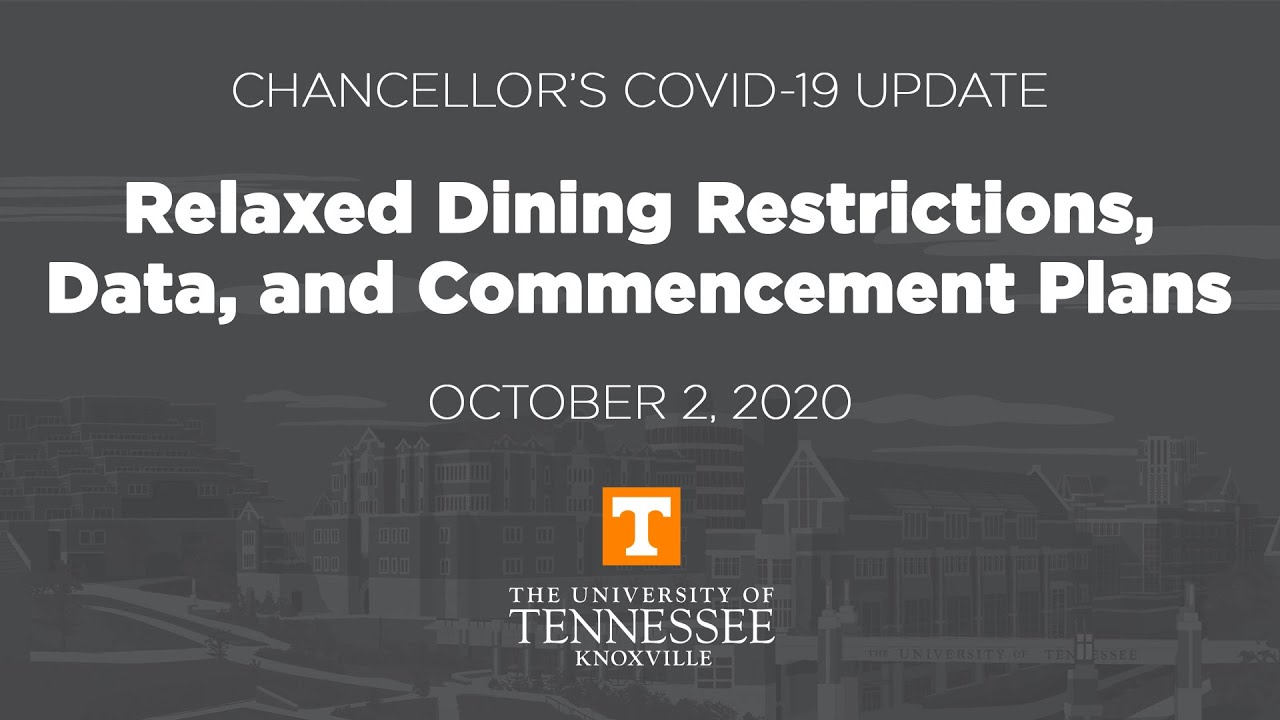 Chancellor's COVID-19 Update - October 2, 2020