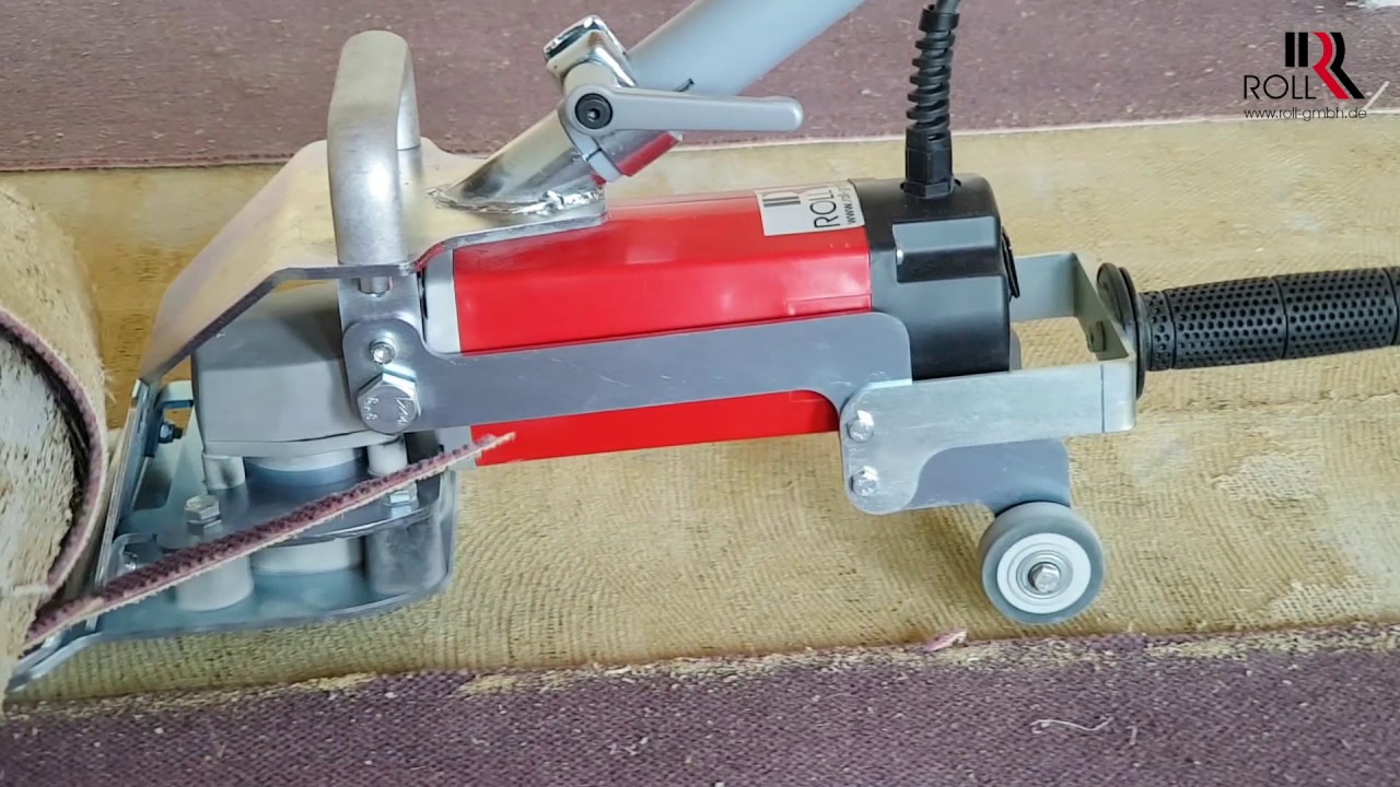 Fest verklebten Teppichboden entfernen mit dem ROLL Teppichstripper