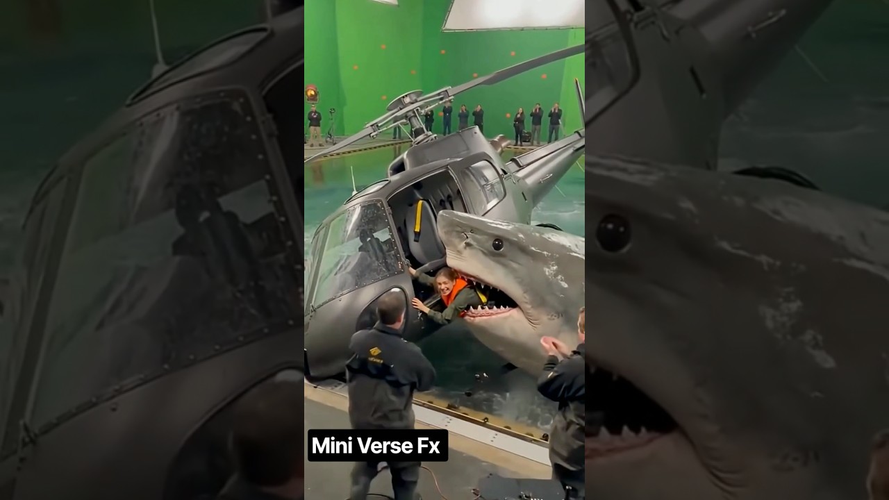 🔥 Giant Crocodile Attack Scene Behind The Scenes | Movie Magic Revealed | VFX & Filmmaking Secrets