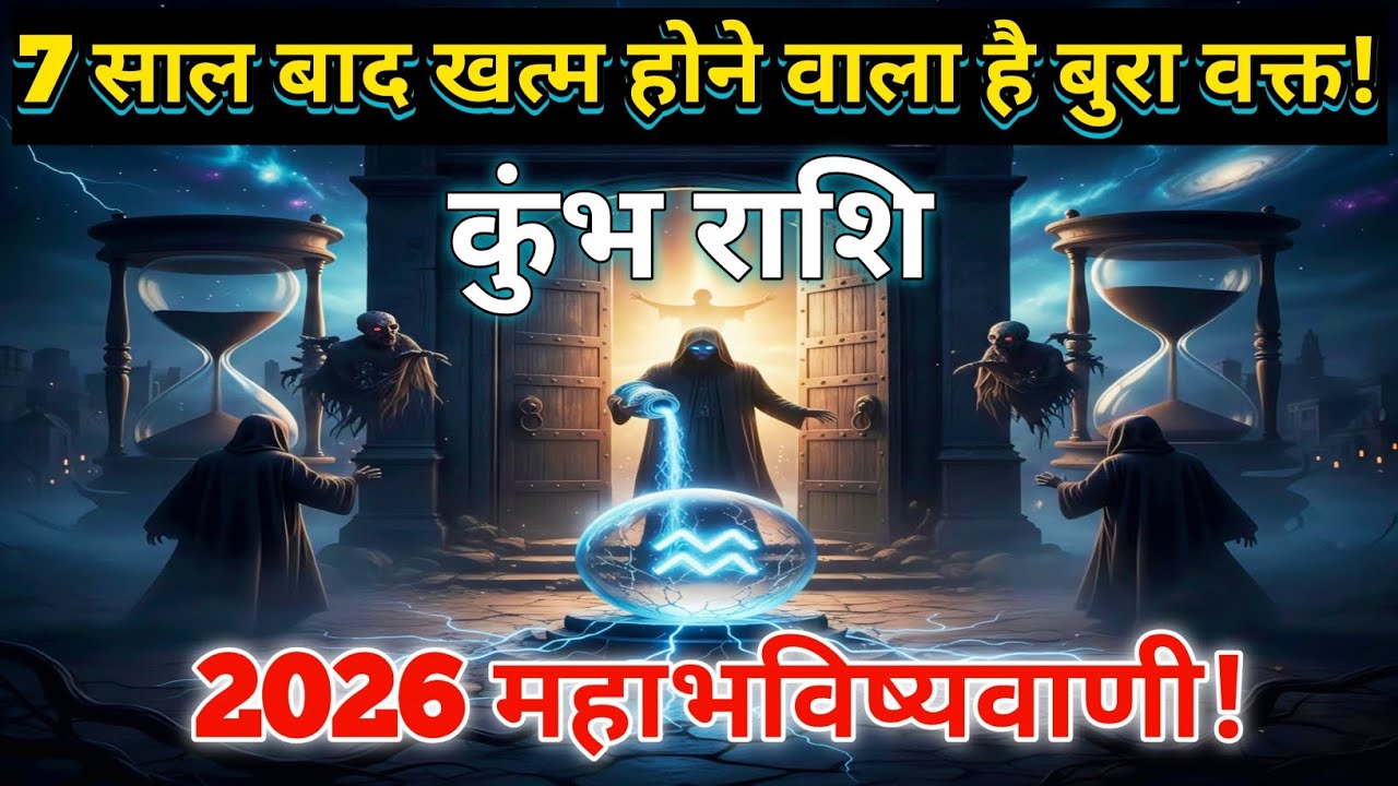 कुंभ राशि: 7 साल बाद खत्म होने वाला है बुरा वक्त! | 2026 महाभविष्यवाणी | Sade Sati Ending