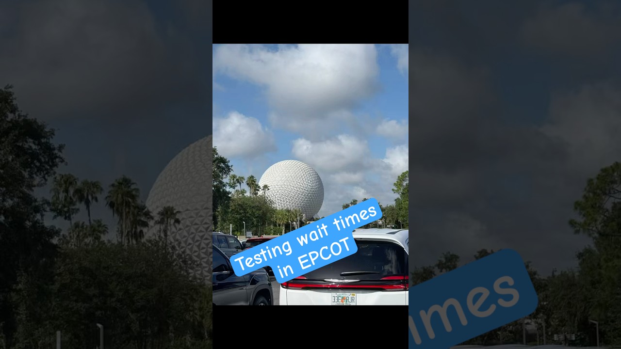 Testing wait times in EPCOT