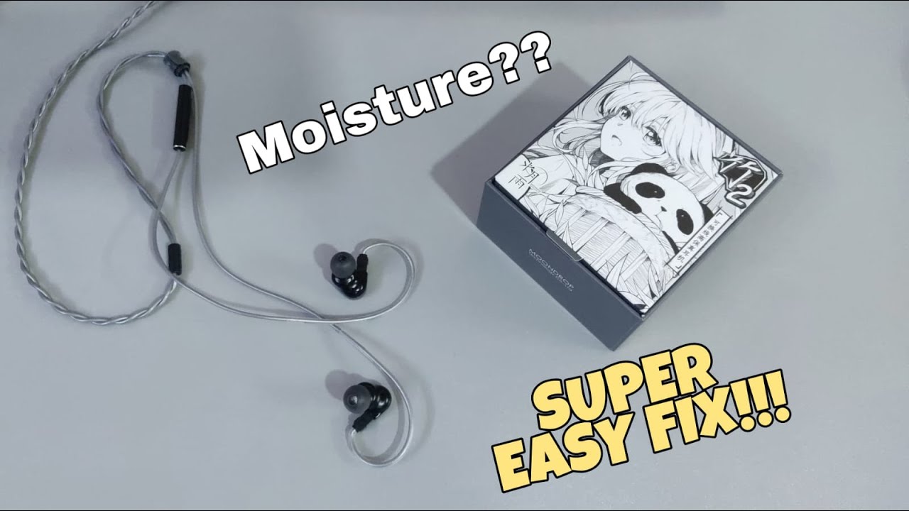 Moondrop Chu 2/ Aria 2 IEMs Moisture Issue Fix!!! No more filter replacement needed!!!