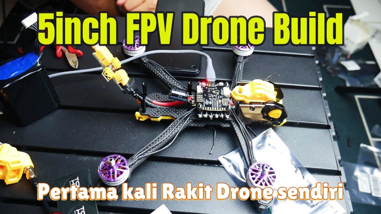 BIKIN DRONE SENDIRI EMANG BISA ???? | Rakit DRONE FPV 5 inch part 1