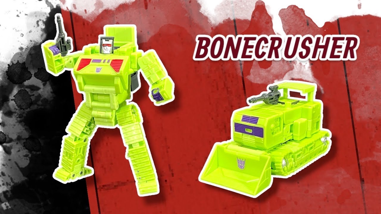 Transformers Studio Series 86 Constructicon BONECRUSHER “Review En Español”