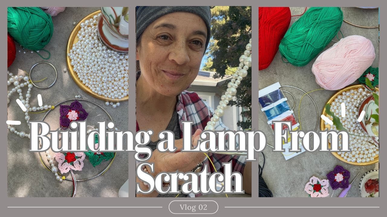 Building a Lamp From Scratch &ndash; Soft Sunday Vlog 🧶✨