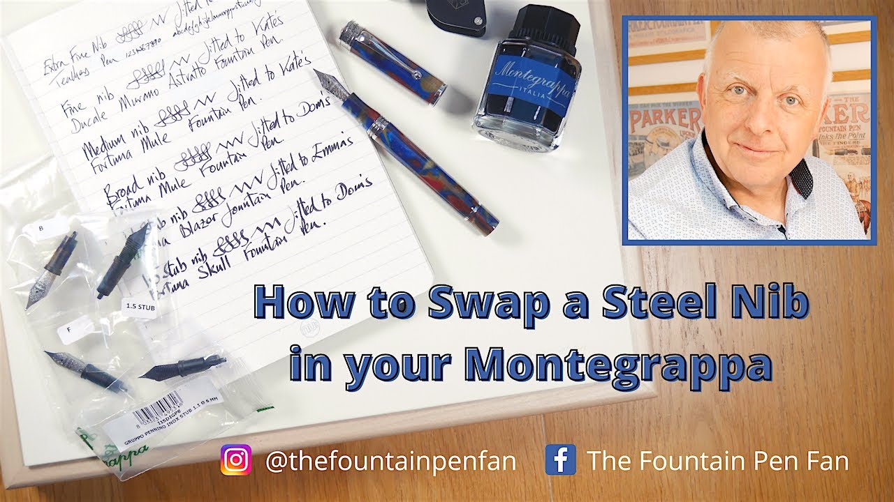 Fancy a different nib in your Montegrappa? - If so, this is how . . .