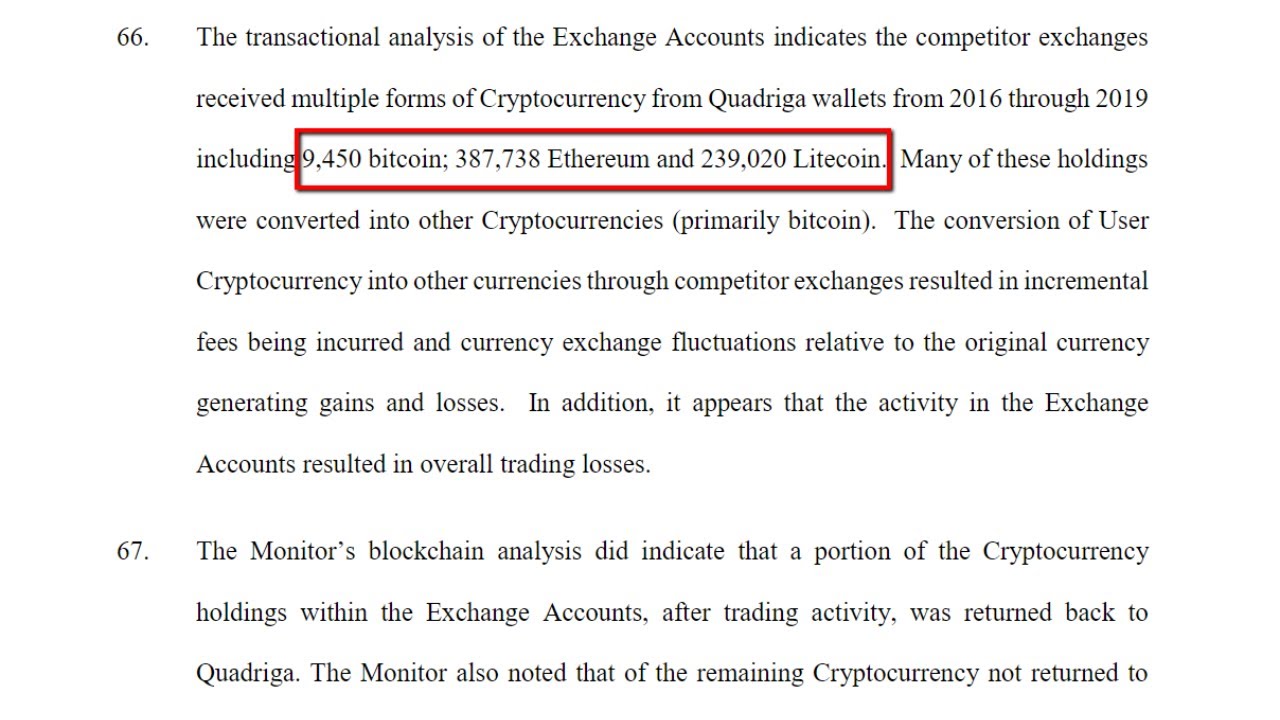 QuadrigaCX CEO Set Up Fake Crypto Exchange Accounts With Customer Funds