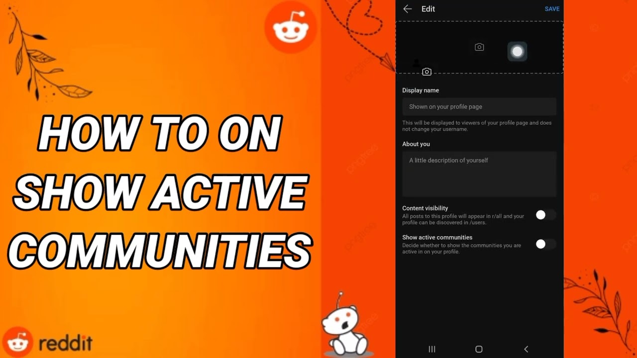 How To Turn On Show Active Communities On Reddit App