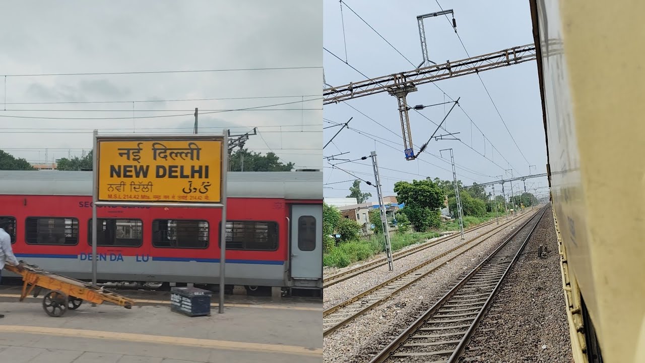 11906 Agar cantt Express (NDLS - MTJ) Full journey crossings Overtaking. Rajdhani . GATIMAN ✨🔥