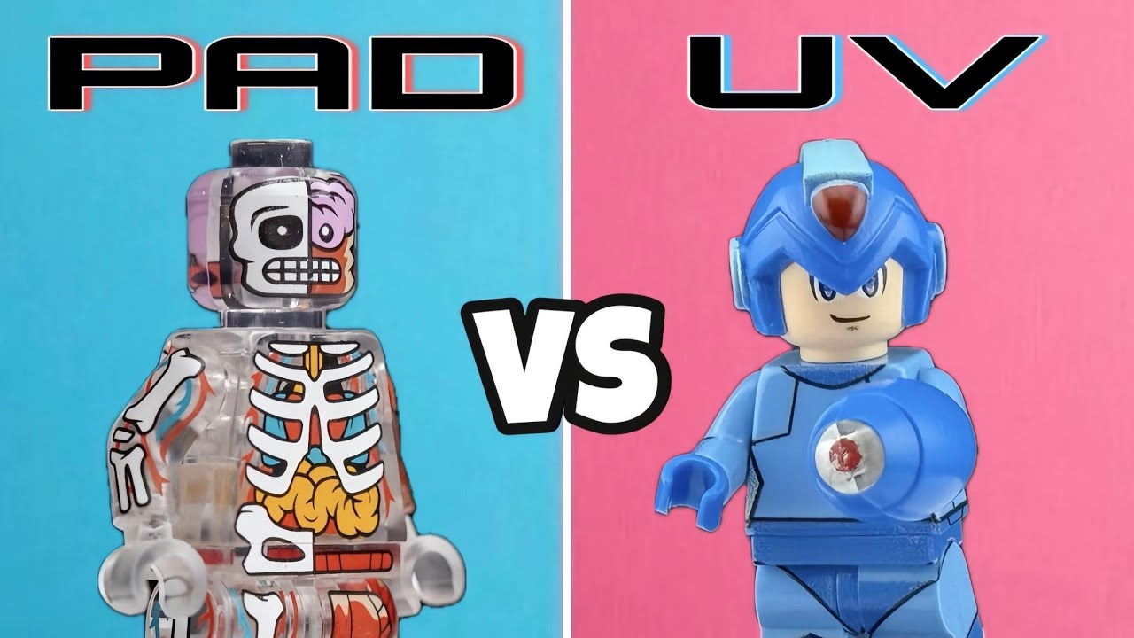 LEGO Pad Printing VS UV Printing