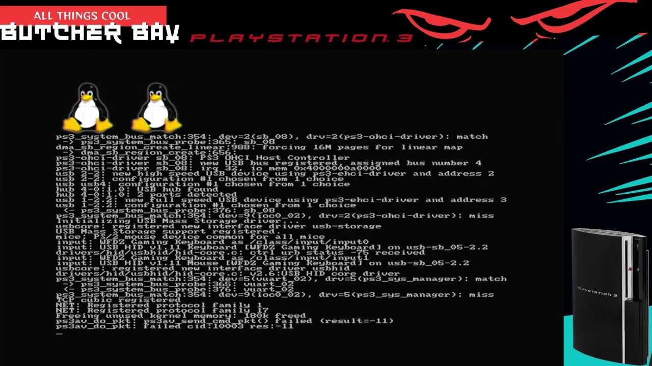 PS3 Yellow Dog Linux 6.1 Instaluję i sprawdzam