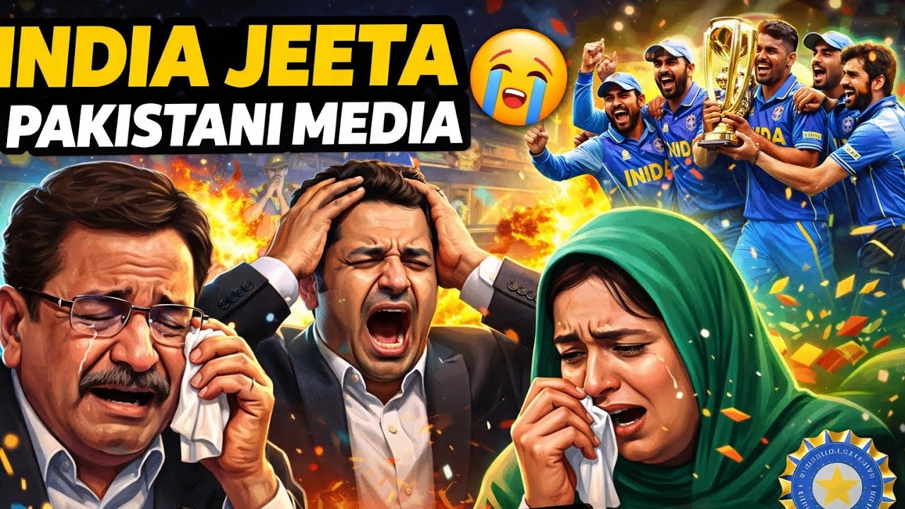 Match Ke Baad Pakistani Media RO Padi? 😂 Full Reaction Breakdown!”
