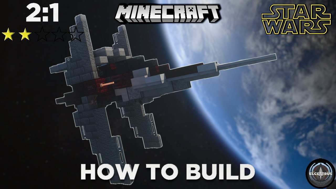 Republic V-Wing starfighter | Minecraft Star Wars tutorial