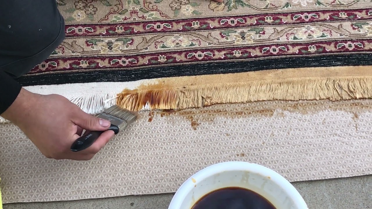 Dyeing a Rug: How to Use Tea Staining for an Antique Look