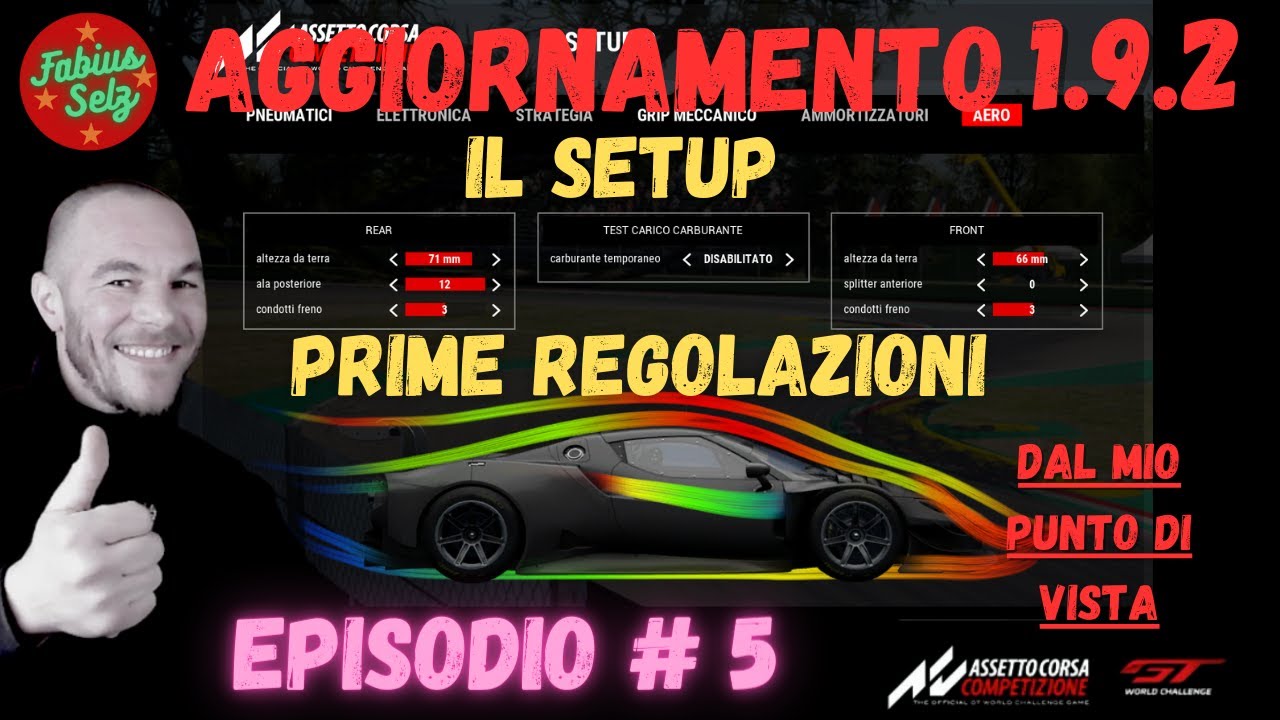 ACC SETUP PRIME REGOLAZIONI IMOLA